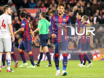 BARCELONA -21 january- SPAIN: Neymar Jr. in the match between FC Barcelona and Atletico Madrid, for the first leg of the quarterfinals of th...