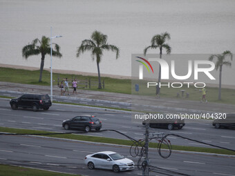 People suffer one more day with the hot weather on January 22, 2015 in Florianópolis.
Florianópolis is the capital city and second largest...
