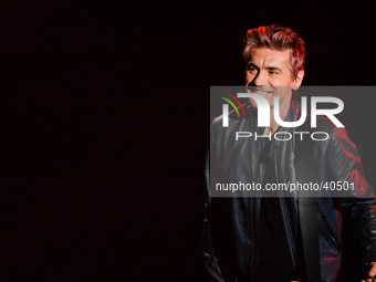 Luciano Ligabue attend closing night of the 64rd Sanremo Song Festival at the Ariston Theatre on February 22, 2014 in Sanremo, Italy. (
