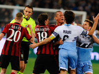 La follia di Mexes during the Serie A match between SS Lazio and AC Milan at Olympic Stadium, Italy on January 24, 2015. (