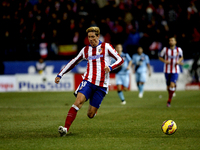 Atletico de Madrid's Spanish forward Fernando Torres during the Spanish League 2014/15 match between Atletico de Madrid and Rayo Vallecano,...