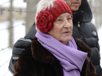 Auschwitz survivor, Rose Schindler from USA (age, 86, originally from eastern Slovakia/western Ukraine), and her husband Max (age 86, origin...