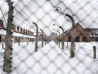 A general view of the former Auschwitz 1 Camp, ahead of the 70th Anniversary of the Camp Liberation. Oświęcim, Poland. 26 January 2015. Pict...