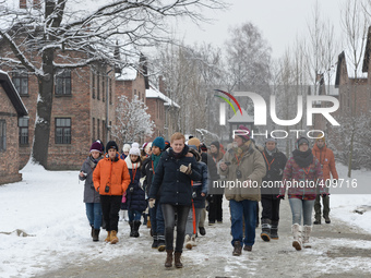 A very limited number of visitors were allowed to visit  the former Auschwitz I camp, ahead of the 70th Anniversary of the Camp Liberation....