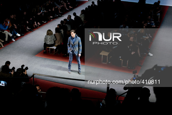 Parade menswear brand EMIDIO TUCCI within the fashion week MADRID MFSM CIRCUS PRICE held in Madrid on 27th January 2015. 
