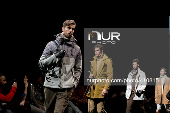 Parade menswear brand EMIDIO TUCCI within the fashion week MADRID MFSM CIRCUS PRICE held in Madrid on 27th January 2015. 
