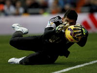 Real Sociedad´s Argentinean goalkeeper Gerónimo Rulli| during the Spanish League 2014/15 match between Real Madrid and Real Sociedad, at San...