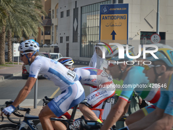 The Westin Dubai First Opening Stage of 145kms, Dubai Tour 2015. 4th February 2015, Photo by: Artur Widak/NurPhoto (