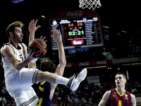 Real Madrid's Spanish player Rudy Fernandez during the Basket Euroleague 2014/15 match between Real Madrid and FC Barcelona, at Palacio de l...