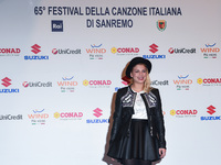 Emma Marrone attends Sanremo 2015 Day 2 Photocall during the 65th Festival della Canzone Italiana 2015 at Teatro Ariston on February 11, 201...