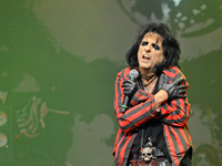 Alice Cooper performs in concert at ACL Live on February 12, 2015 in Austin, Texas. (