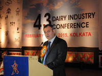 Dr.Jeremy P hill President ,International Dairy Federation speach at the inauguration session 43rd Dairy Industry Conferences at Science Cit...