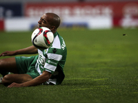 Sporting's midfielder Joao Mario reacts during the Portuguese League  football match between Sporting CP and Gil Vicente FC at Jose Alvalade...