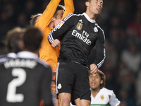 Cristiano Ronaldo, Przemyslaw TYTON during the match between Elche CF against Real Madrid, week 24 of La Liga  2014/15 in Martinez Valero st...