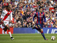 BARCELONA - march 08- SPAIN: Luis Suarez and Abdoulaye in the match between FC Barcelona and Rayo Vallecano, for the week 26 of the spanish...