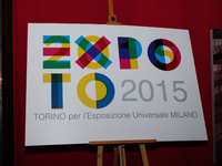 Banner with the logo of ExTo - Expo 2015. (