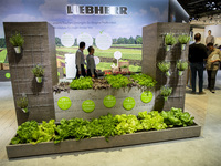 Vegetables at Lieherr boot during the international electronics and innovation fair IFA in Berlin on September 11, 2019. (