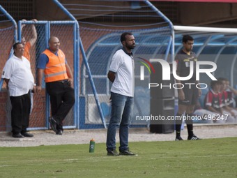 Florianópolis/SC - 21/03/2015 - Avaí's coach Émerson Nunes in the game against Internacional, for the 1st round of the Brazil Soccer Cup U17...