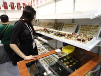 Gdansk, Poland 25th, March 2015 22nd International Fair of Amber, Jewellery and Gemstones - AMBERIF begins in Gdansk. AMBERIF is a trade-onl...