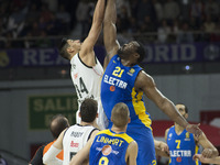 Ayon player of Real Madrid  during the Euroleague basketball Group E round 12 match Real Madrid vs Macabi Electra Tel Aviv at the Palacio de...