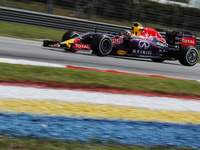 Russian Daniil Kvyat of Infiniti Red Bull Racing competes during the Malaysian Formula One Grand Prix at Sepang International Circuit (SIC)...