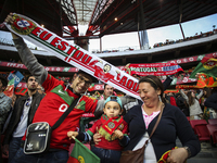 Portuguese supporters during the Portugal vs Serbia EURO 2016 qualifying football match at Luz stadium in Lisbon on March 29, 2015 NURPHOTO/...