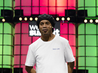 Ronaldinho (teqball) during day 2 of the Web Summit 2019 in Lisbon, Portugal on November 5, 2019. (