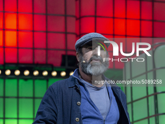 Eric Cantona (Common Goal) during day 2 of the Web Summit 2019 in Lisbon, Portugal on November 5, 2019. (