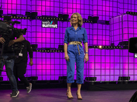 Katherine Maher(Wikipedia) during day 2 of the Web Summit 2019 in Lisbon, Portugal on November 5, 2019. (