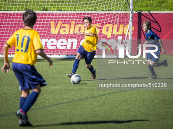 Barcelona, Catalonia, Spain. 2015 April 1. FC Barcelona organizes from march 30 to april 2 the IV International Championship FCBEscola, with...
