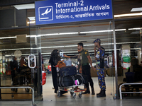 Women Migrant workers seen returning from Saudi Arabia at Hazrat Shahjalal International Airport in Dhaka, Bangladesh on 15 November  2019....