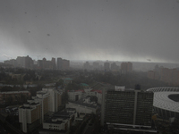 Weather in Ukraine remains treacherous before Easter.
In photo view of Kiev on April 4, 2015.
(