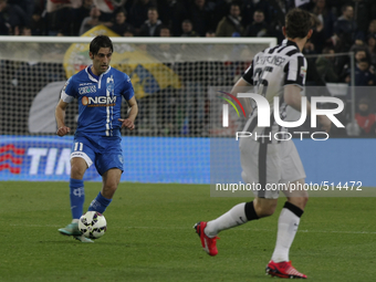 Daniele Croce during the Serie A match between Juventus FC and Empoli at Juventus Stafium  on April 4, 2015 in Turin, Italy.  
(
