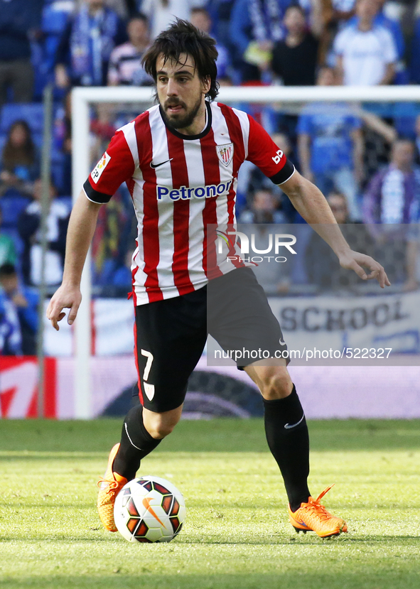 BARCELONA - april 12- SPAIN: Benat in the match between RCD Espanyol and Athletic Club, for the week 31 of the Liga BBVA, played at the Powe...