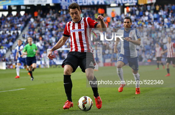 BARCELONA - april 12- SPAIN: Gurpegui in the match between RCD Espanyol and Athletic Club, for the week 31 of the Liga BBVA, played at the P...