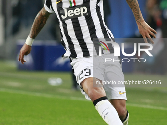 Arturo Vidal during the Champions Luague match between Juventus FC and AS Monaco at the Juventus Stafium of Turin  on april 14, 2015 in Tori...