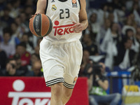  Sergio Llull Player of Real Madrid's  during the Turkish Airlines Euroleague playoff basketball match Real Madrid vs Anadolu Efes Istanbul...