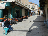 A empty street in Jerusalem's Old City.
With the total figure reaching now 58 Israelis tested positive for coronavirus, Prime Minister Benja...