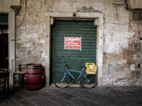 A store closed in the center of Pisa, Italy March 10, 2020. Due to the spread of Covid-19 known as ''coronavirus'', the Italian government d...