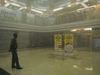 A fire broke out at Lake Market shopping Mall around 11.45 p.m located in the southern part of Kolkata,India, on May 9, 2015. Five fire exti...