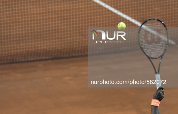 Serena Williams of American in action in his match against Anastasija Pavljučenkova of the Rusiia on Day Three of the The Internazionali BNL...