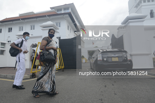 Student wearing facemask waits outside entering school in Colombo, Sri Lanka July 7, 2020
Sri Lankan Government announced the reopening of...