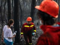 The fire that broke out at two different points in the forest area in Heybeliada, was taken under control. The fire was intervened by the Fo...