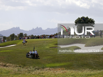 BARCELONA -may 15- SPAIN: Spain Open Golf, held in the Club de Golf El Prat, may 15, 2015. Photo: Joan Valls/Urbanandsport/Nurphoto -- (