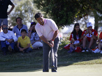 BARCELONA -may 16- SPAIN: Ricardo Gonzalez in the Spain Open Golf, held in the Club de Golf El Prat, may 16, 2015. Photo: Joan Valls/Urbanan...