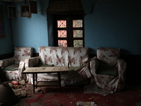 Furniture of an excluded house in Bhaktapur, Nepal (
