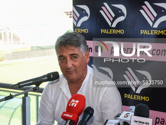 Press Presentation Of The New Manager Of Palermo FC Roberto Boscaglia •  NurPhoto Agency