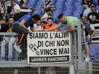 The public before the final of TIM Cup match between SS Lazio vs Juventus FC at the Olympic Stafium of Rome  on may 20, 2015 in Rome, Italy....