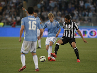 Dusan Basta and Alessandro Matri during the final of TIM Cup match between SS Lazio vs Juventus FC at the Olympic Stafium of Rome  on may 20...