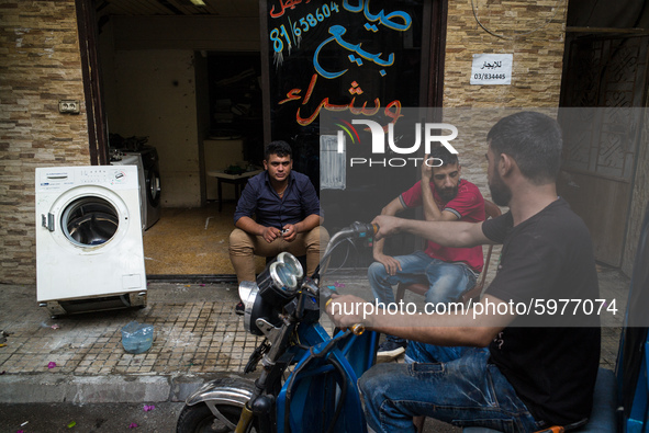 Everyday life in Nabaa neighbourhood on September 3,2020, Beirut , Lebanon 